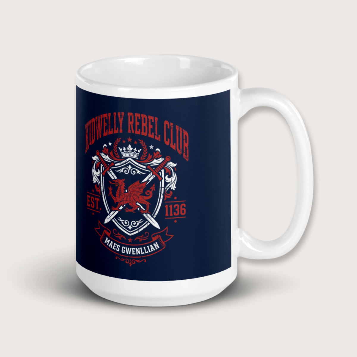 Kidwelly Rebel Club Maes Gwenllian 1136 Mug - history buff gift by HistoHead