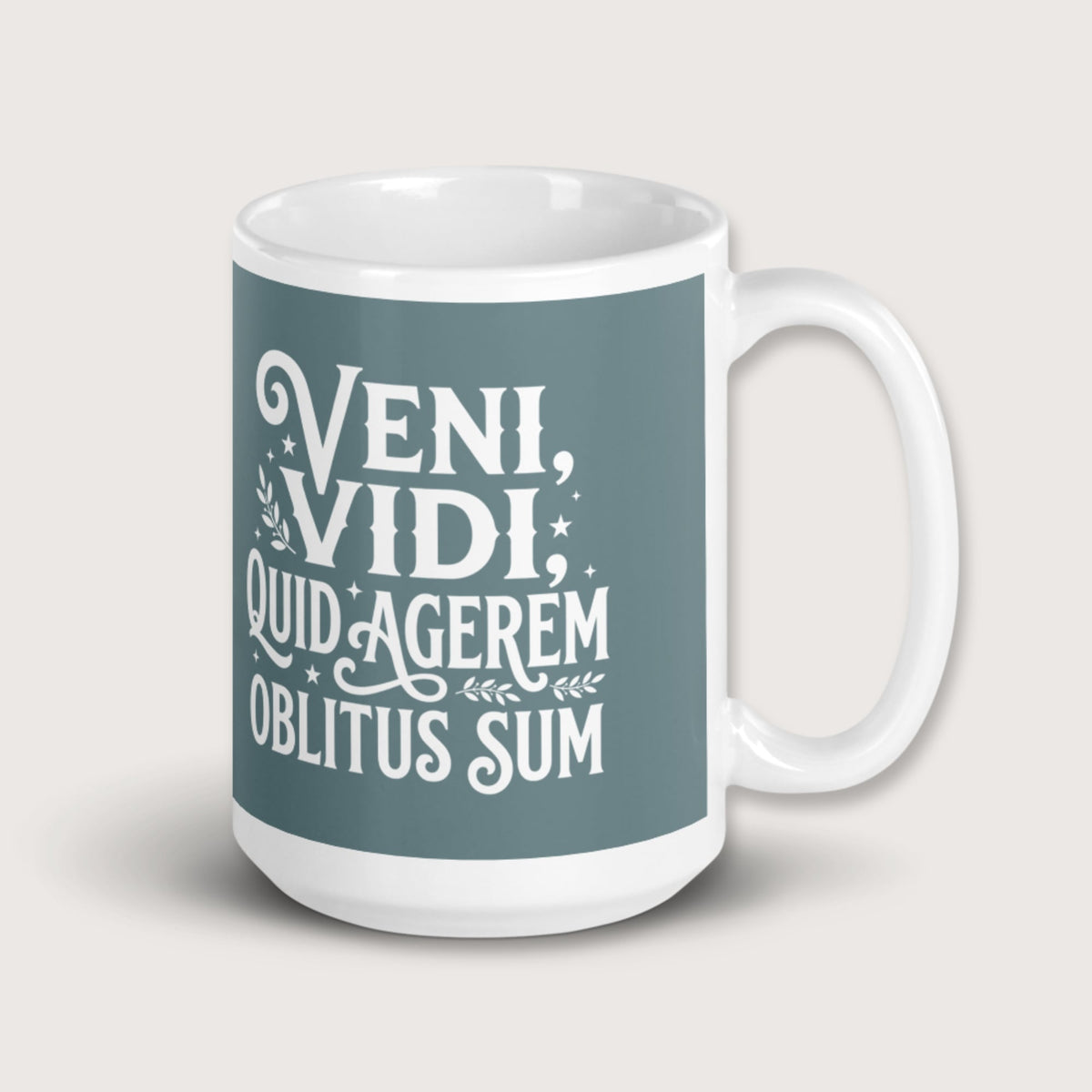 Latin I Came I Saw I Forgot I Was Doing Mug - history buff gift by HistoHead