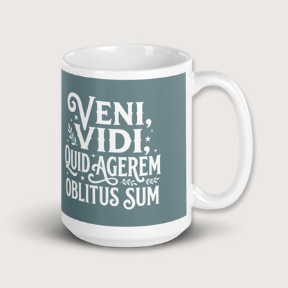Latin I Came I Saw I Forgot I Was Doing Mug - history buff gift by HistoHead