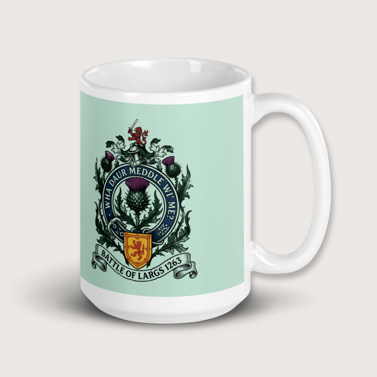 Scotland Battle of Largs 1263 Mug - history buff gift by HistoHead