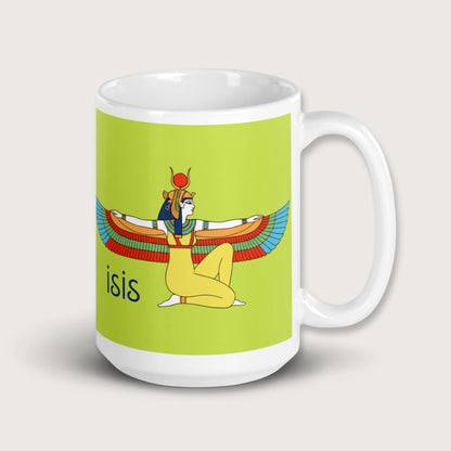 Egyptian Goddess Isis Mug - history buff gift by HistoHead