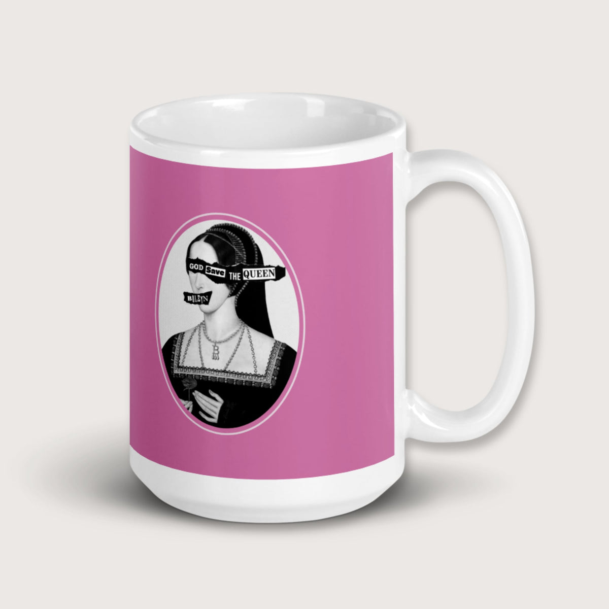 God Save the Queen Anne Boleyn Mug - history buff gift by HistoHead