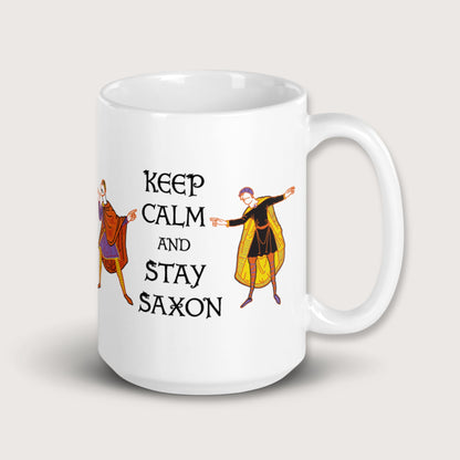 Harold Godwinson Keep Calm and Stay Saxon Mug - history buff gift by HistoHead