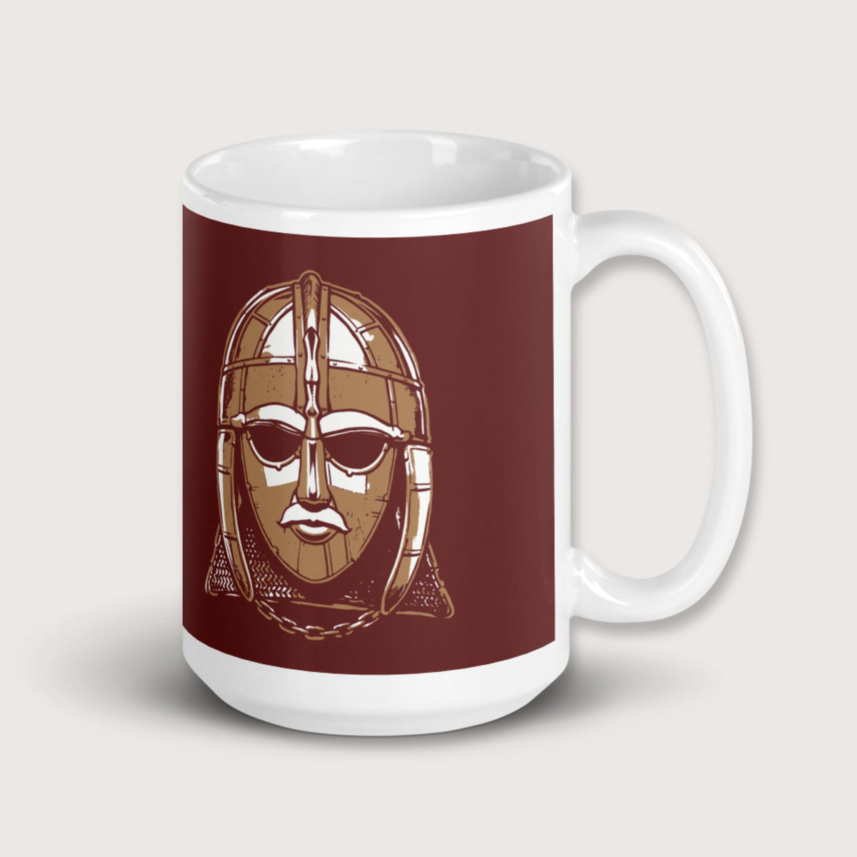 Sutton Hoo Helmet Mug - history buff gift by HistoHead