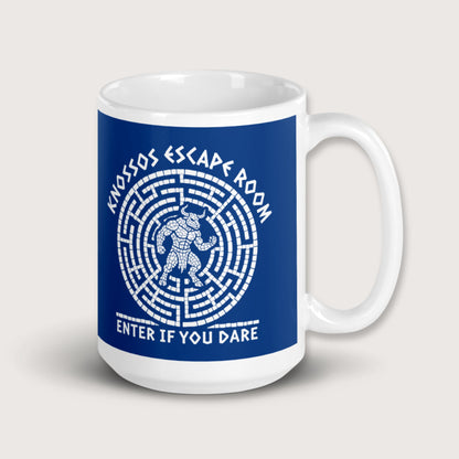 Knossos Escape Room Enter If You Dare Mug - history buff gift by HistoHead