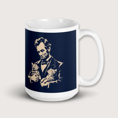 Lincoln's Cats Mug - history buff gift by HistoHead