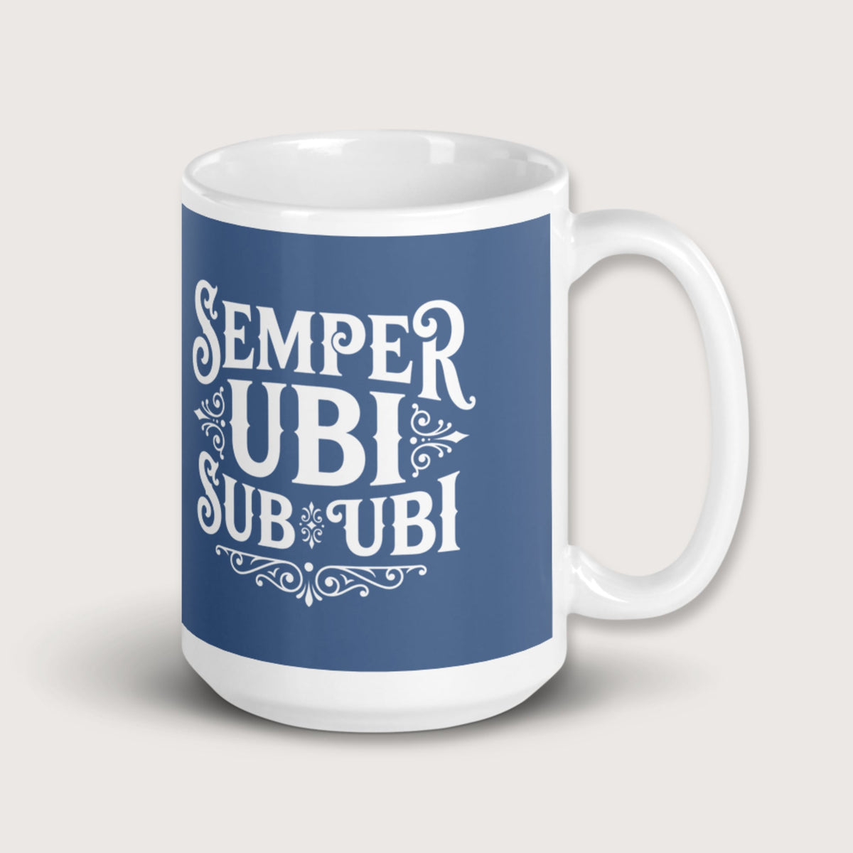 Latin Pun Semper Ubi Sub Ubi Mug - history buff gift by HistoHead