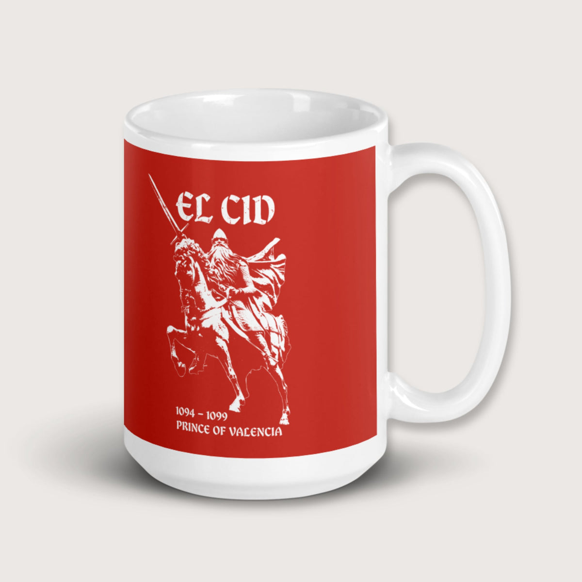 El Cid Prince of Valencia Mug - history buff gift by HistoHead