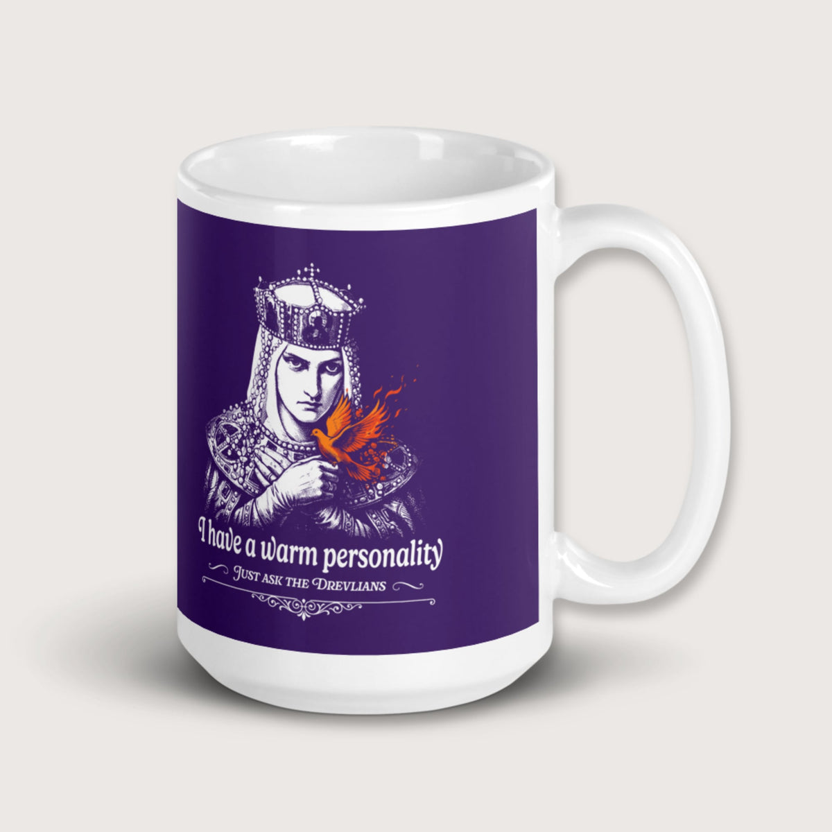 Olga of Kiev I Have a Warm Personality Mug - history buff gift by HistoHead