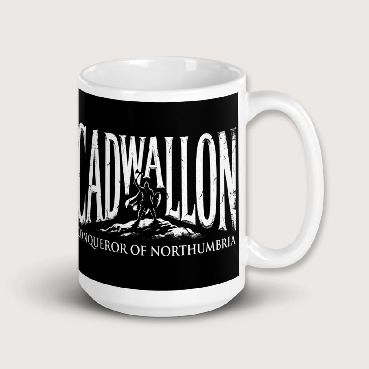 Cadwallon Conqueror of Northumbria Mug - history buff gift by HistoHead
