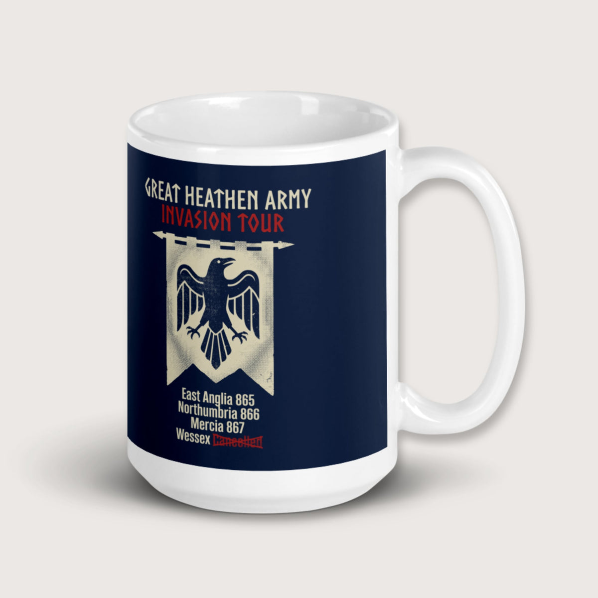 Great Heathen Army Invasion Tour Mug - history buff gift by HistoHead