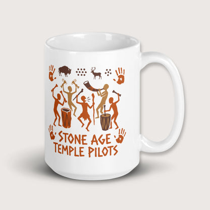 Stone Age Temple Pilots Mug - history buff gift by HistoHead