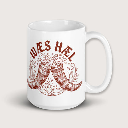 Wæs Hæl Mug - history buff gift by HistoHead