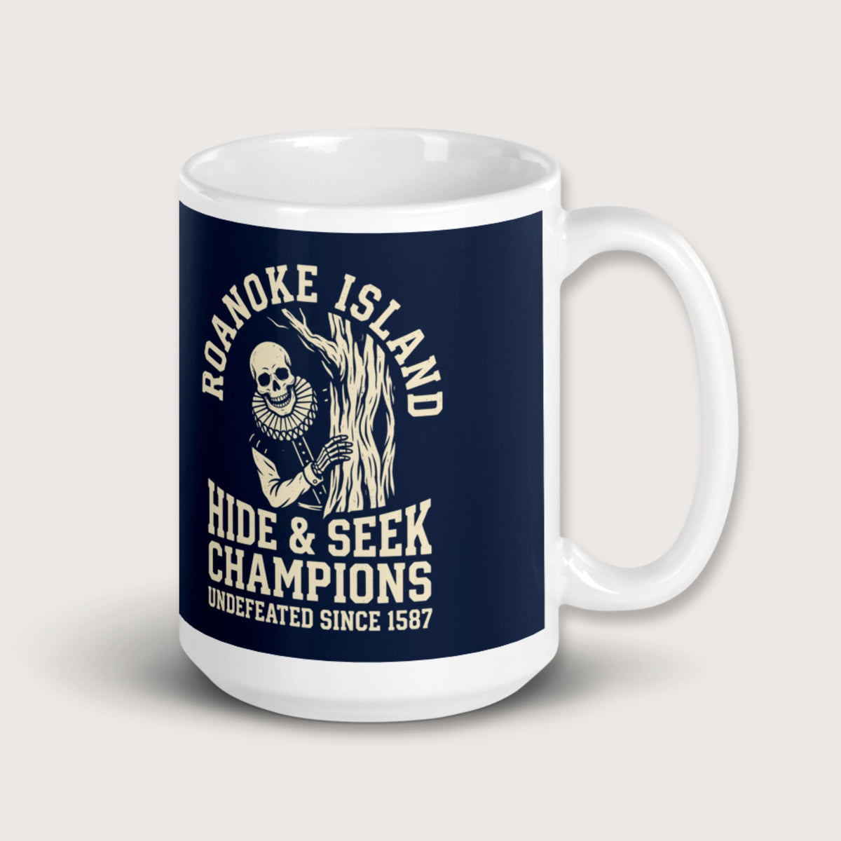 Roanoke Island Hide & Seek Mug - history buff gift by HistoHead