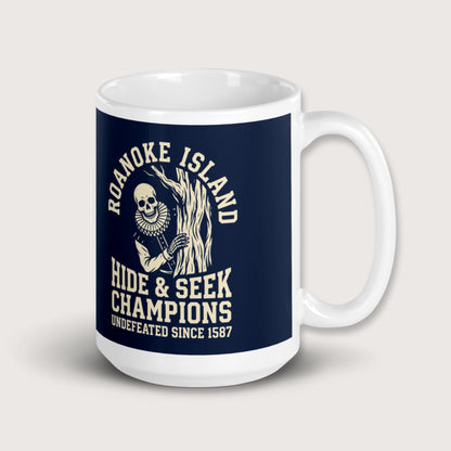 Roanoke Island Hide & Seek Mug - history buff gift by HistoHead