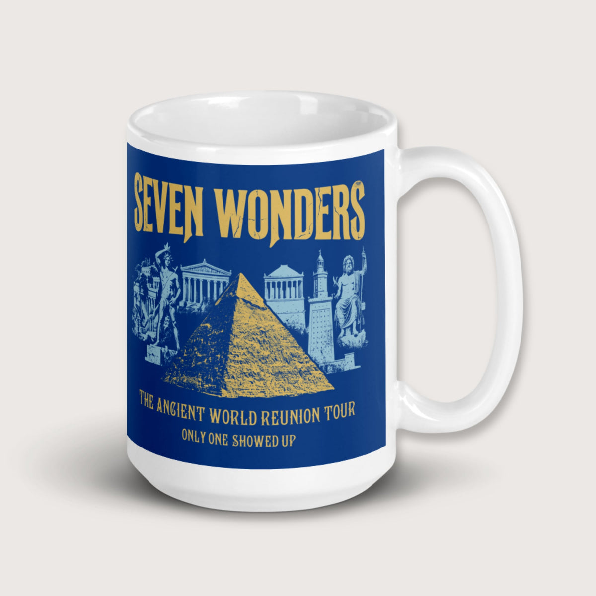Seven Wonders Reunion Tour Mug - history buff gift by HistoHead