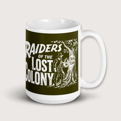 Raiders of the Lost Colony Mug - history buff gift by HistoHead