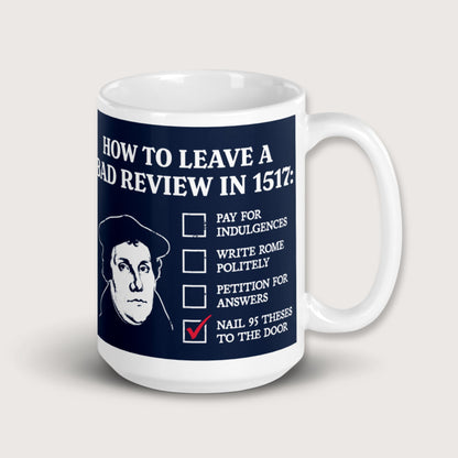 Martin Luther's Conflict Resolution Mug - history buff gift by HistoHead