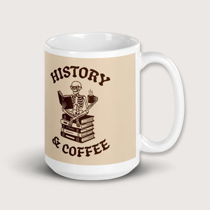 History & Coffee Mug - history buff gift by HistoHead