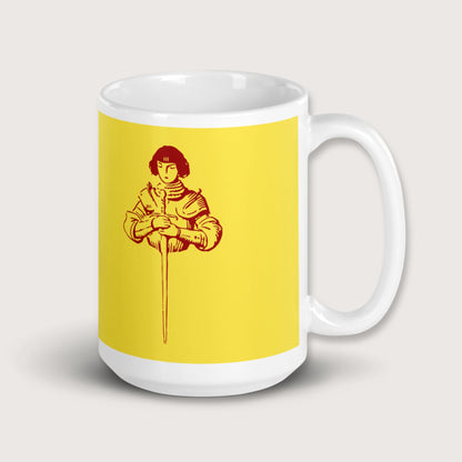 Joan of Arc Stamp Mug - history buff gift by HistoHead