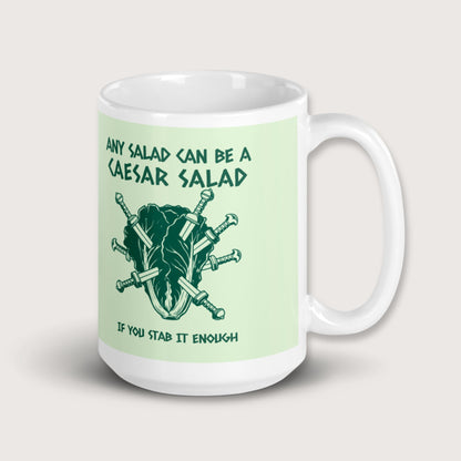 Caesar Salad Mug - history buff gift by HistoHead