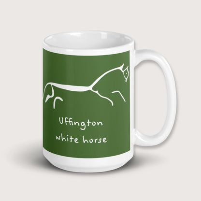 Uffington White Horse Mug - history buff gift by HistoHead