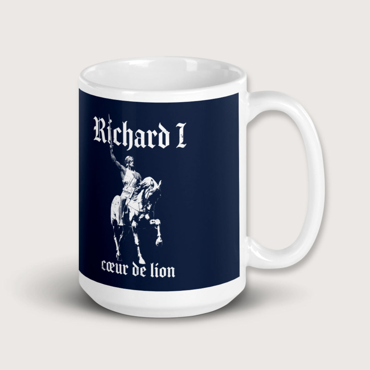 Richard I Coeur de Lion Mug - history buff gift by HistoHead