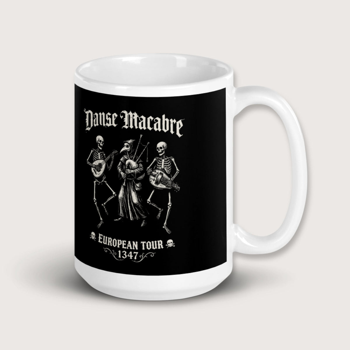 Danse Macabre European Tour Mug - history buff gift by HistoHead