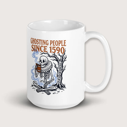 Roanoke Colony Ghosting Since 1590 Mug - history buff gift by HistoHead