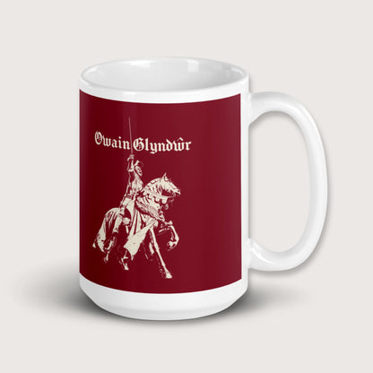 Owain Glyndŵr Statue Mug - history buff gift by HistoHead