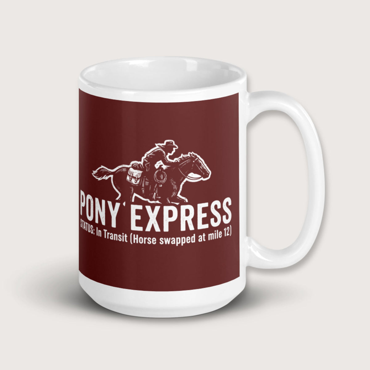 Pony Express Mug - history buff gift by HistoHead
