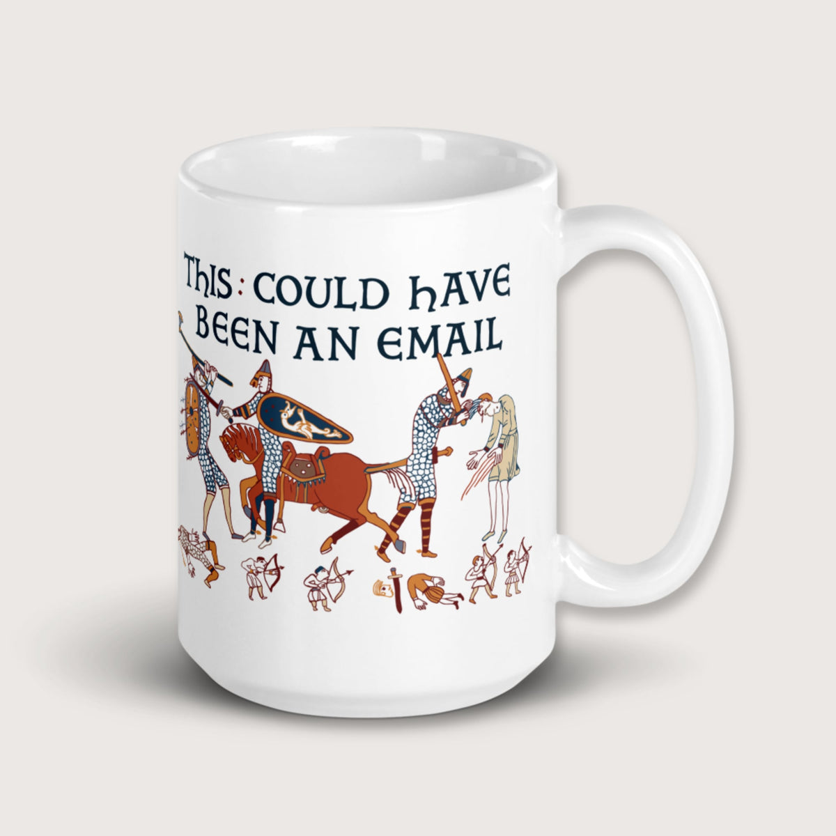 Bayeux Tapestry This Could Have Been an Email Mug - history buff gift by HistoHead