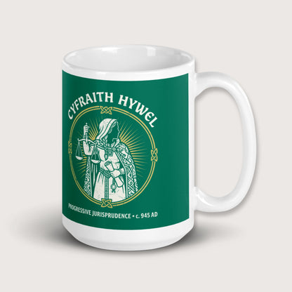 Cyfraith Hywel Progressive Jurisprudence Mug - history buff gift by HistoHead