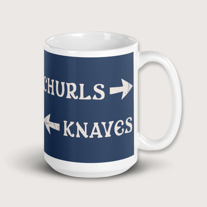 Churls or Knaves Mug - history buff gift by HistoHead