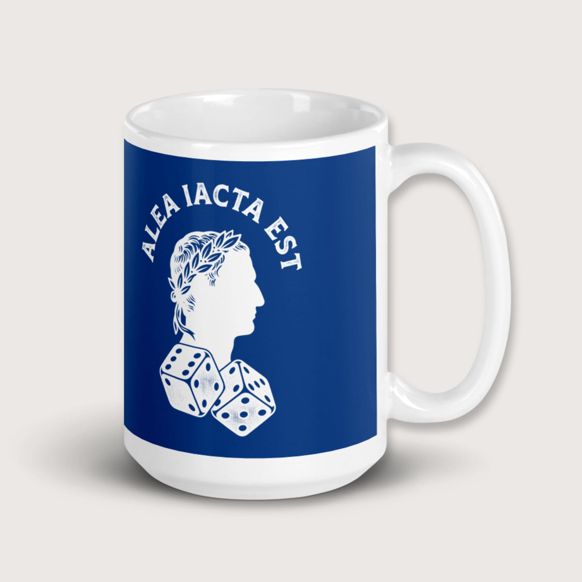 Alea Iacta Est Caesar Quote Mug - history buff gift by HistoHead