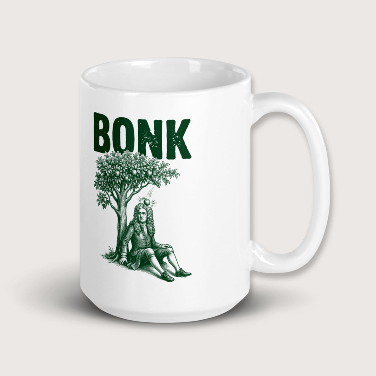 Newton Bonk Mug - history buff gift by HistoHead
