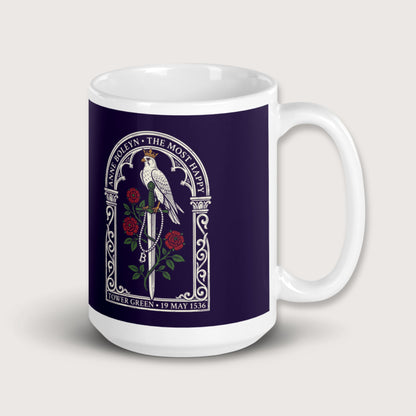 Anne Boleyn Falcon Mug - history buff gift by HistoHead