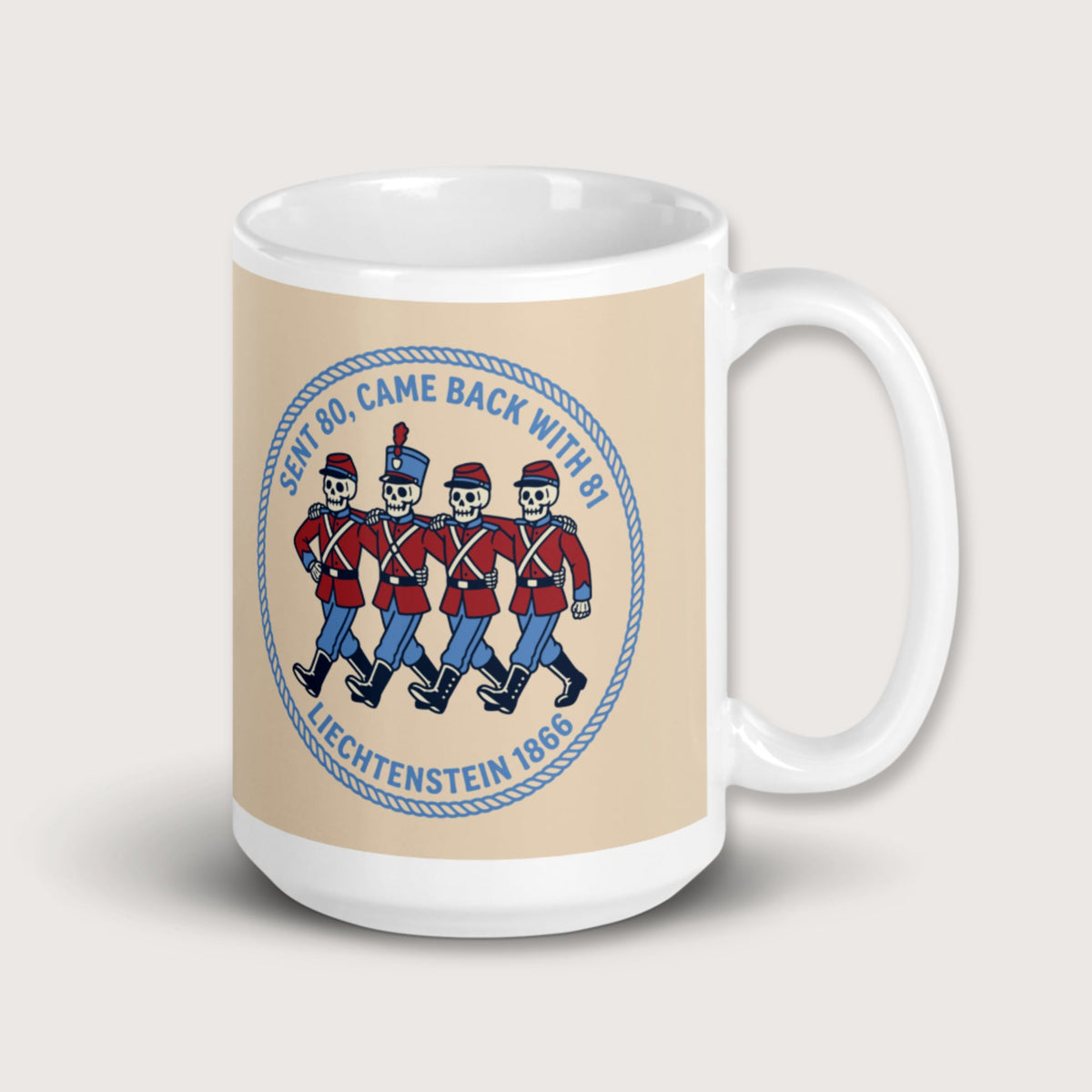 Liechtenstein 1866 Mug - history buff gift by HistoHead