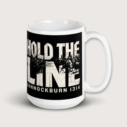 Hold The Line Bannockburn 1314 Mug - history buff gift by HistoHead