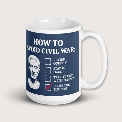 Caesar's Peace Plan Mug - history buff gift by HistoHead