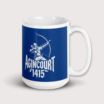 Agincourt 1415 Longbowman Mug - history buff gift by HistoHead