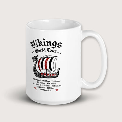 Vikings World Tour Mug - history buff gift by HistoHead
