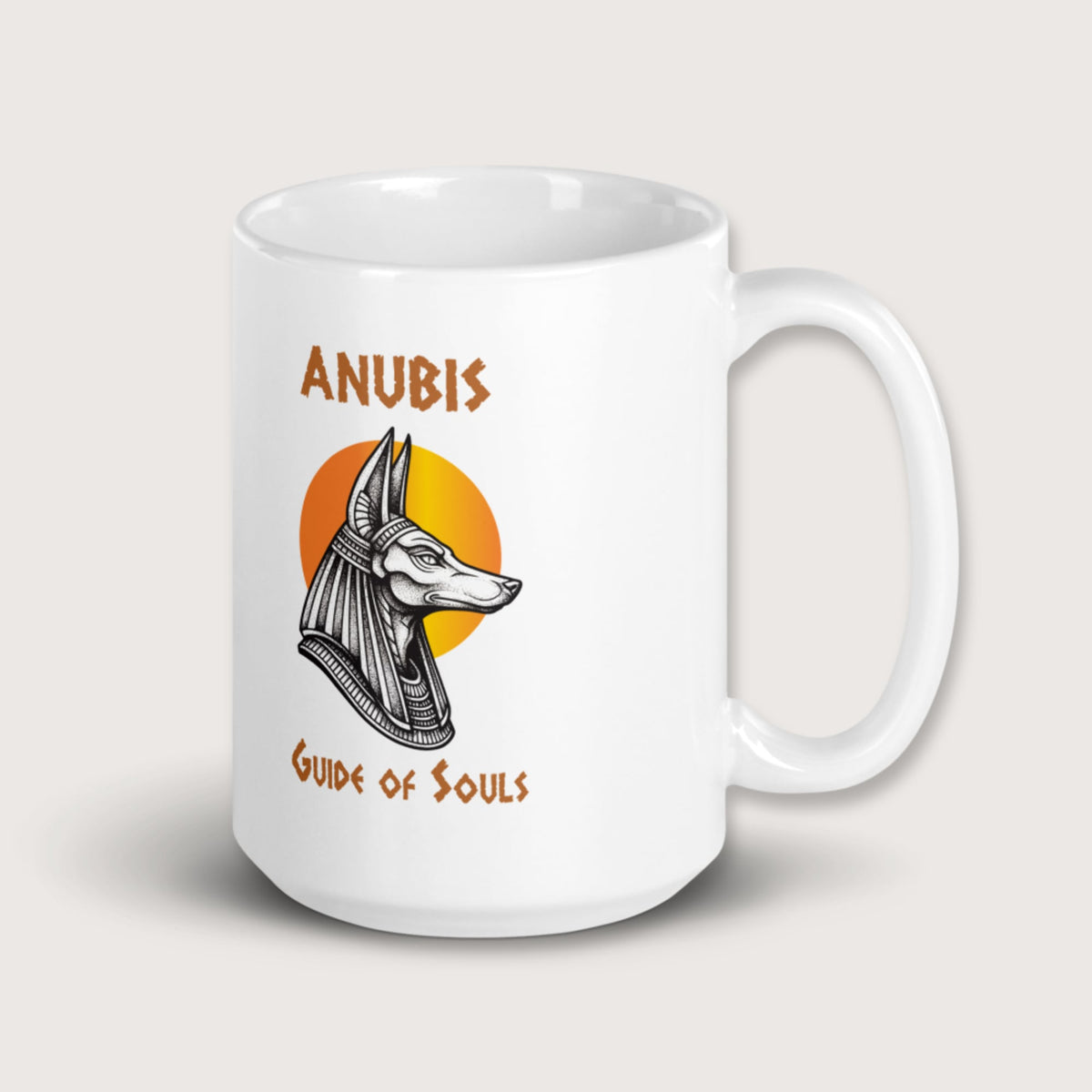 Anubis Guide of Souls Mug - history buff gift by HistoHead