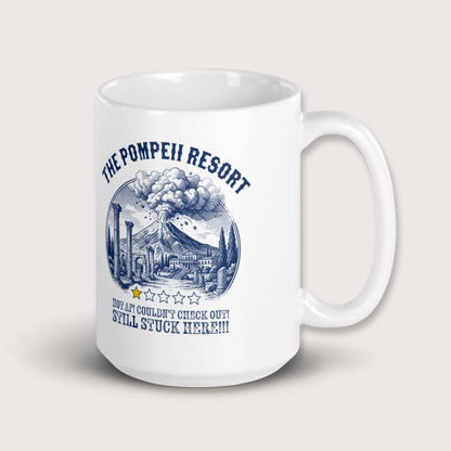 The Pompeii Resort Review Mug - history buff gift by HistoHead