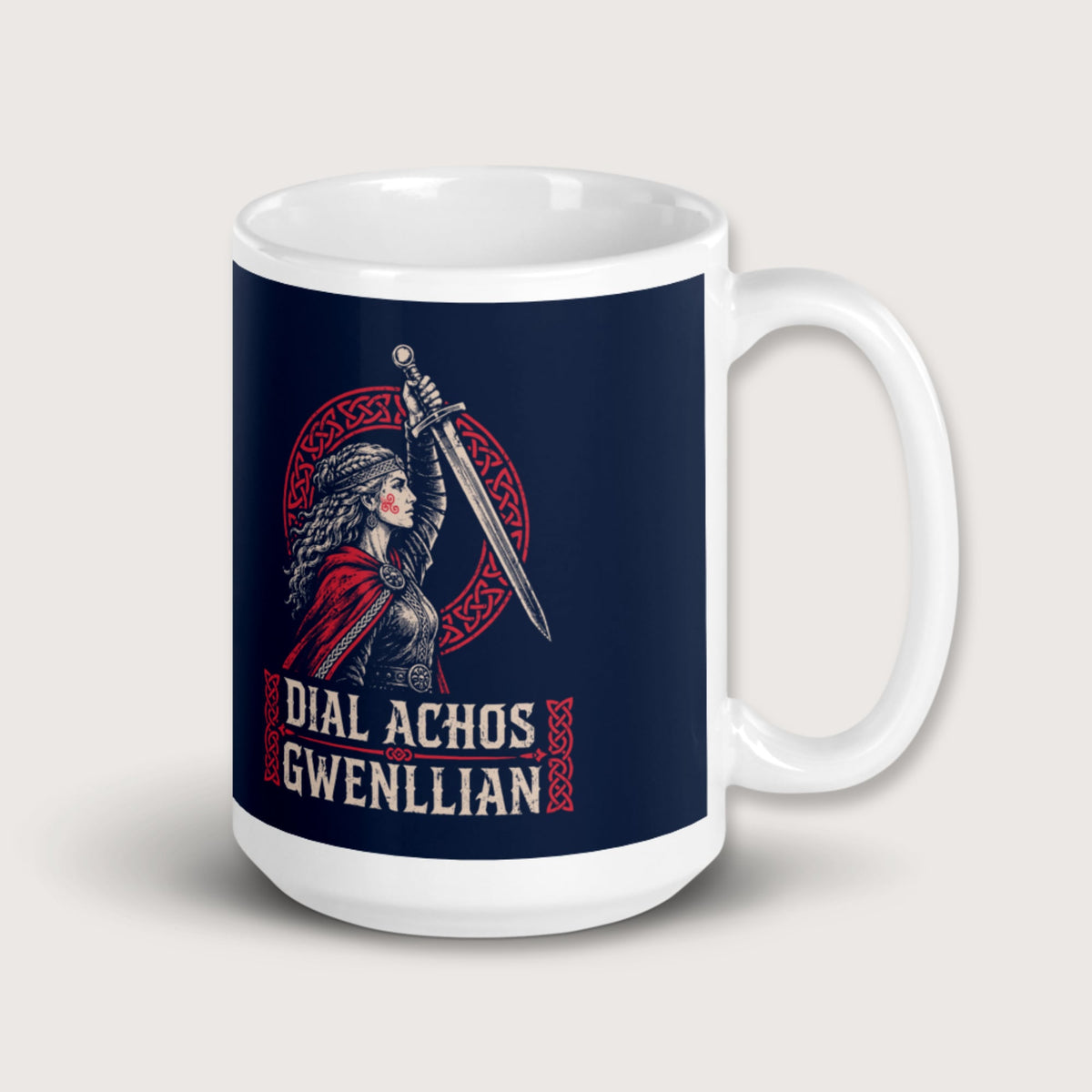 Dial Achos Gwenllian Mug - history buff gift by HistoHead