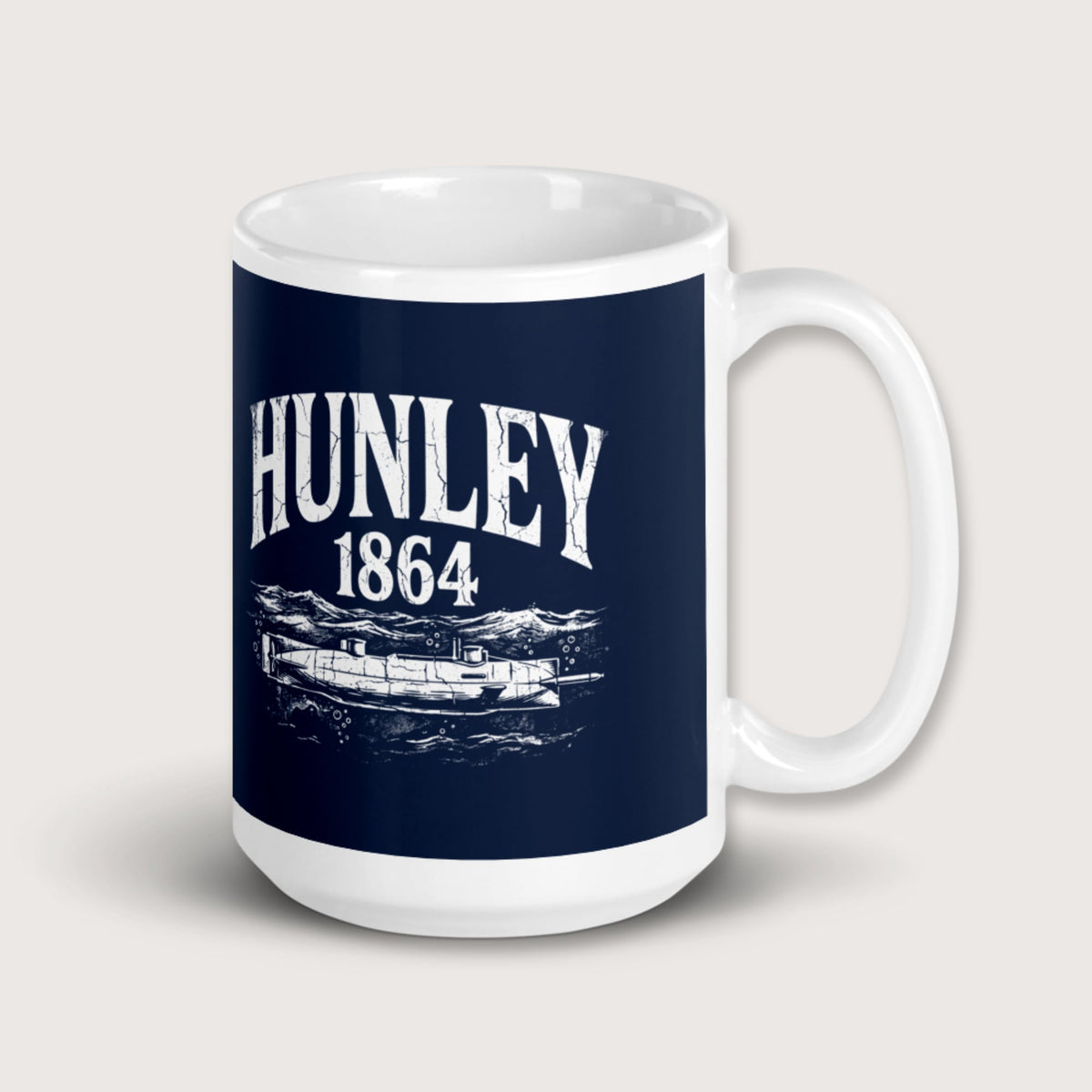 Hunley Submarine Mug - history buff gift by HistoHead