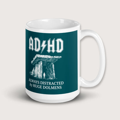 Always Distracted by Huge Dolmens Mug - history buff gift by HistoHead