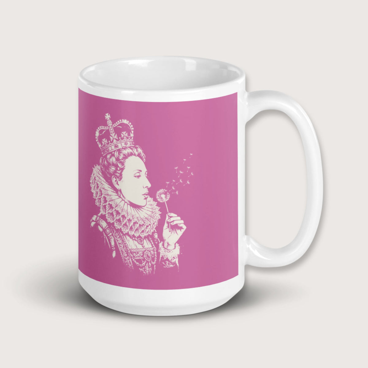 Elizabeth I Blowing Wishes Mug - history buff gift by HistoHead