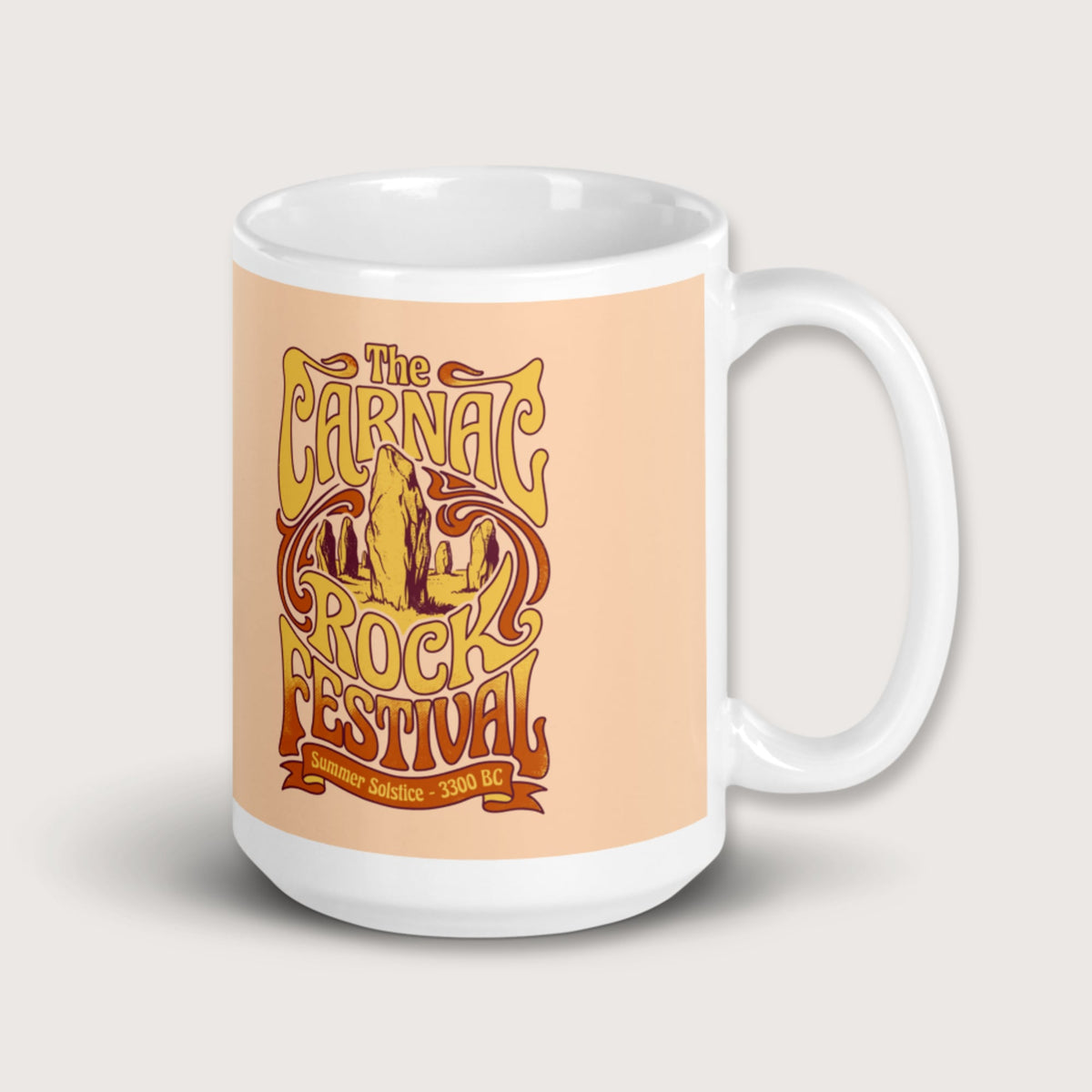Carnac Rock Festival Mug - history buff gift by HistoHead