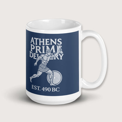 Athens Prime Delivery Mug - history buff gift by HistoHead